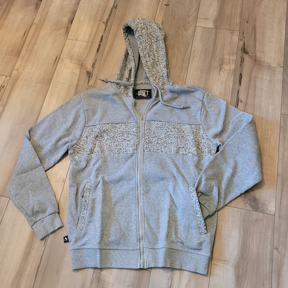 Swift Gray Fullzip Hoodie